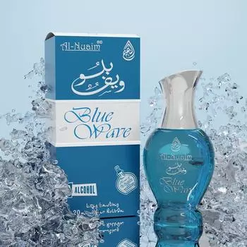 Серия Al-Nuaim Heart |Blue Wave |Без спирта |Аттар с шариковым аттаром |Роскошный аромат со стойким ароматом для мужчин |20 мл 20ML