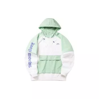 Серия Anta Life с буквенным принтом и логотипом, тканая ветрозащитная легкая спортивная повседневная куртка с капюшоном, куртки унисекс, белоснежная 152218605-1 2XL