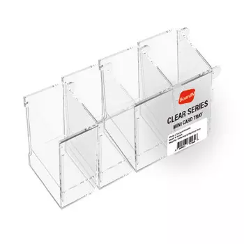 [Серия Clear] Прозрачный мини-лоток для карточек BoardM (4шт) 4pcs