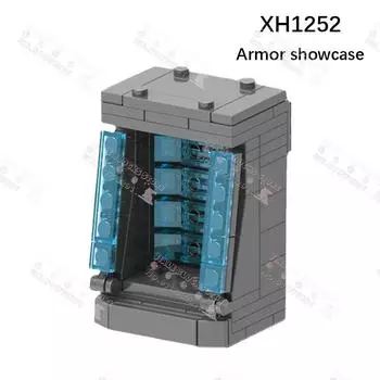 Серия Creative MOC Герой Арсеналы Модель Строительные блоки Сделай сам Костюм-ап Портал Плазменный реактор Модель Сборка Кирпичи Игрушки Для Детей