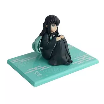 Серия Demon Kimetsu no Yaiba Tenohira Tokitoru, 80 мм, полная фигурка, окрашенная в ПВХ, драгоценный камень. Убийца Прибл.