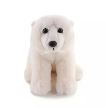 Серия Дикие животные Плюшевая игрушка Белый медведь