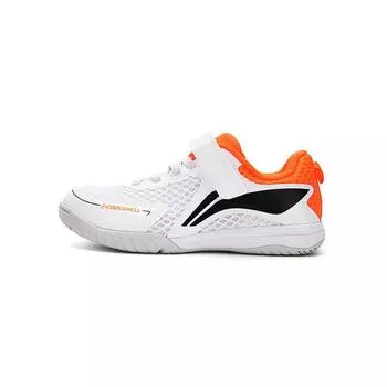 Серия для настольного тенниса Li Ning Модные тренировочные кроссовки Детские кроссовки Белый Флуоресцентный оранжевый Черный APPV019-5 30