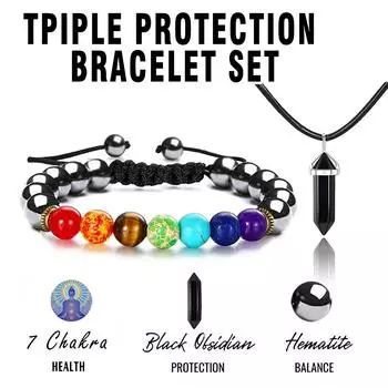 Серия «Досуг и мода» Цепочка для рук Натуральные камни Плетение Браслет Ожерелье Костюм Украшения Подарок