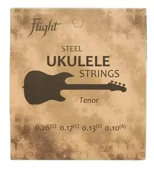 Серия Flight Rock, струны для электроукулеле, стальные струны .010-.026 FRST-200
