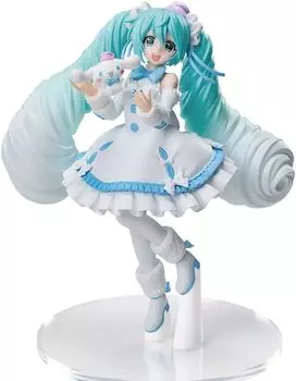 Серия Hatsune Miku Luminasta Hatsune Miku x Shinamo Roll White Dress Figure 1 Type Official Ver.