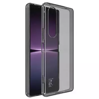 Серия IMAK UX-5 для Sony Xperia 1 V Противоударный чехол для телефона Гибкая ТПУ накладка для смартфона Transparent Black