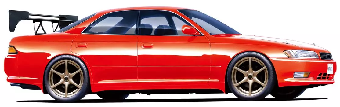 Серия Inch Up Mark II Tourer V Пластиковая модель 1/24 №319 2.5 (JZX90) оранжевый