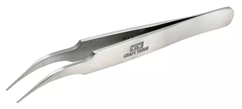 Серия инструментов Tamiya Craft Precision Tweezers Neck 74047 № 47 (Тип хруста)