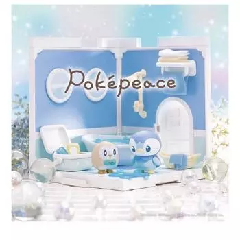 Серия Карманный Дом Покемонов Фигурка Покемона Ванная Комната (Карманная сова), Бумажный карман и сова-бабочка, популярные корейские игрушки для малышей