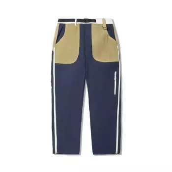 Серия коллаборации Li Ning X CHUMS Свободные Удобные Универсальные Спортивные Брюки Мужские Брюки Темно-синие AYKV427-2 S