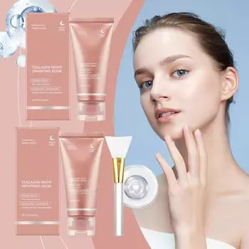 Серия коллагеновых пилинг-масок Увлажняющий Питательный Очищающий Уход за кожей лица красный