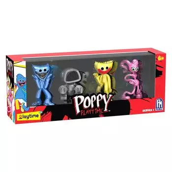 Серия коллекционных мини-фигурок Poppy Playtime - (4 Фигуры, 1) [Официально лицензировано]
