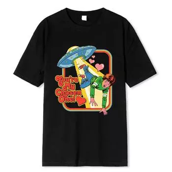 Серия комиксов ужасов Продай свою душу Экономика для детей Мужские футболки Свободная хлопковая футболка Одежда Уличная футболка S