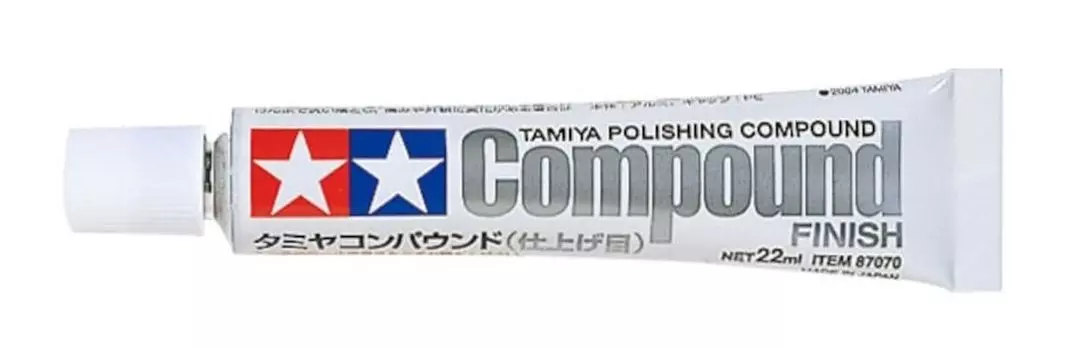 Серия косметических материалов Tamiya Tamiya Compound Finish 22 мл Модель Абразив 87070 № 70