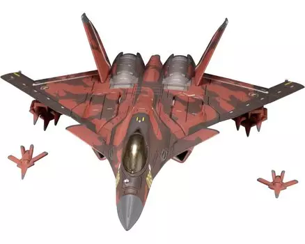 Серия KOTOBUKIYA ACE COMBAT Общая длина 166 мм Масштабная пластиковая модель Цвет литья KP612 CFA-44 приблизительно. 1/144