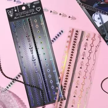 Серия лазерных наклеек «Траектория сердца» 3-дюймовый держатель для фотокарточек рамка для украшения скрапбукинга для журнала «сделай сам» лента