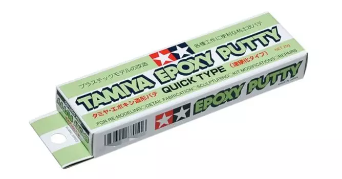Серия материалов для макияжа Tamiya, эпоксидная шпатлевка для моделирования, отверждаемая, 25 г, модельный материал 87051 № 51 (Быстрый тип)