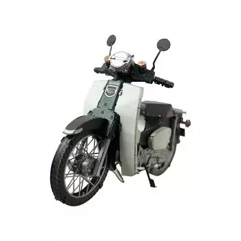 Серия металлических нано-пазлов Tenyo HONDA Super Cub 50 из нержавеющей стали. Не требуется клей. Высокоточная лазерная обработка. Ремесленные работы 3D.