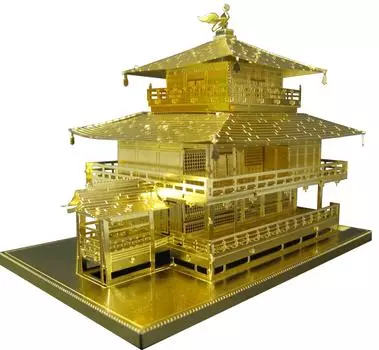 Серия металлических наноголовок Tenyo, объект всемирного наследия Kinkakuji, нержавеющая сталь, клей не требуется, сверхточный лазер с подогревом