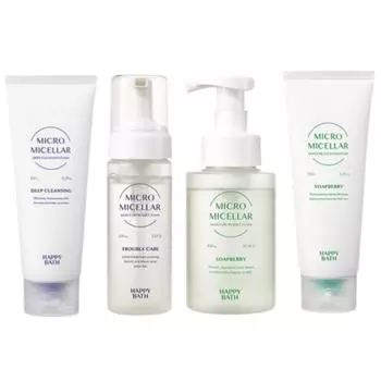 Серия микромицеллярных очищающих средств Happy Bath