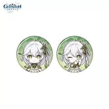 Серия мини-значков «Автор: MiHoYo 38 мм Genshin Impact, запечатлевшая моменты и празднующая хорошие времена» Mini Badge Set