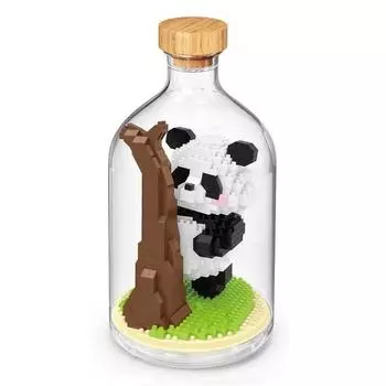 Серия миниблоков BEACON nanoblock panda, Пегомбао, популярные корейские игрушки