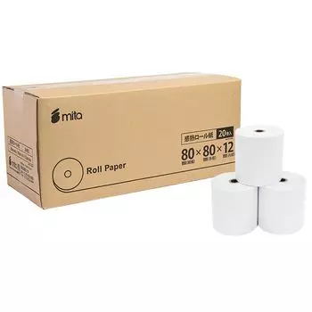 серия mita ширина 80 мм MCP31L MCP31C совместимая рулонная термобумага общего назначения mC-Print3 (MCP31LB MCP31CB) (20 рулонов)