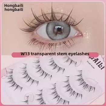 Серия натуральных густых ресниц Hong Baili Oblique Flying Fox