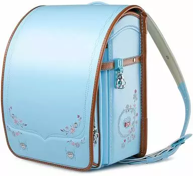 Серия ODM Новейшая школьная сумка для заказа, специальный подарочный пакет Flat File, 30-летняя гарантия качества [Coulomb] Девочки/Только почтой/Легкая кожа/A4 синий