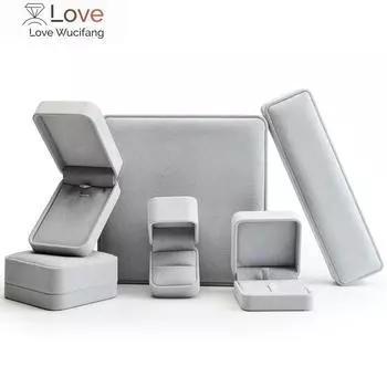 Серия Oirlv Round Corner, серое кольцо, ожерелье, серьги, шкатулка для украшений, оригинальный дизайн, подарочная коробка, настраиваемая