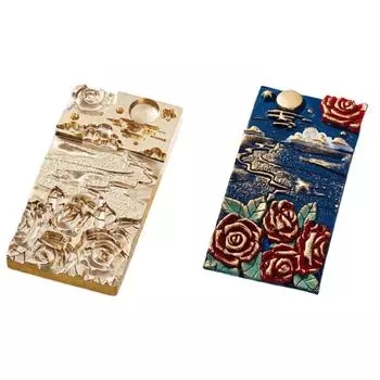 Серия «Океаны» Медная Голова Классическая Винтажная Эмалевая Восковая Голова для Подарочного Скрапбукинга C