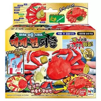 Серия пазлов Bandai Megahouse 3D Deconstruction Steamed Snow Crab, популярные корейские головоломки