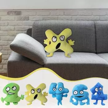 Серия плюшевых игрушек, для куклы Dream Plushies, плюшевая подушка в виде персонажа игры в стиле аниме синий