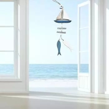 Серия подвесок «Маленькая рыбка» Маленькая инновационная изысканная легкая подвеска в виде лодки с океанской рыбой для дома 1