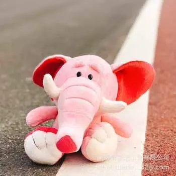 Серия Покер Розовый Лев Слон Кролик Собака Кукла Плюшевая Игрушка Хваталка Кукла Подарок Total length 25cm Sitting height 17cm