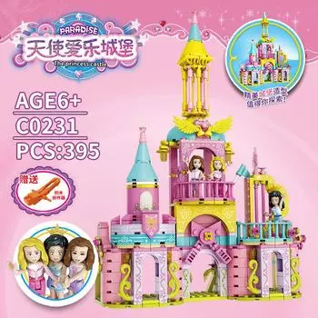 Серия «Принцесса Замок» Совместимые Сращиваемые Мелкие Детали Конструктор Детский Сделай Сам Креативный Фестиваль Подарок для Маленькой Девочки See details below