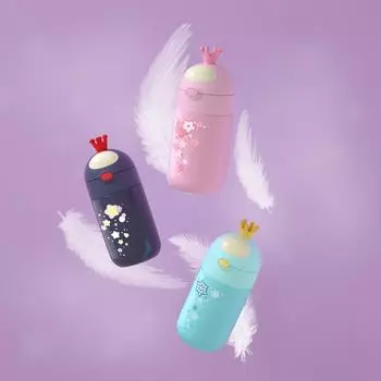 Серия принцессы, детская чашка-термос 316, чайник принцессы Эльзы того же цвета, чашка для учеников начальной школы с соломинкой 380ml