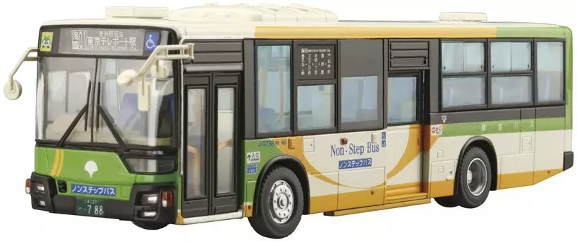 Серия рабочих машин Aoshima Bunka Kyozaisha Mitsubishi Fuso MP38 Aerostar, пластиковая модель Токийского городского бюро транспорта 1/80 № 9
