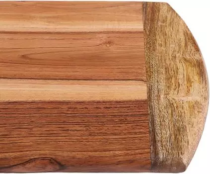 Серия разделочных досок, разделочные доски из акации и мангового дерева для кухни, деревянная разделочная доска для нарезки колбасных изделий, идеально подходит для нарезки мяса, фруктов, сыра Large коричневый