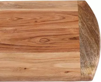 Серия разделочных досок, разделочные доски из акации и мангового дерева для кухни, деревянная разделочная доска для нарезки колбасных изделий, идеально подходит для нарезки мяса, фруктов, сыра Large коричневый