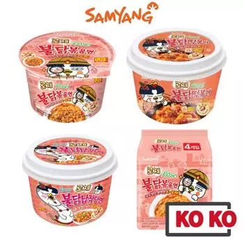 Серия «Роза» / Булдак Ттокпокки / Плоская лапша Rose Noodles 1packet