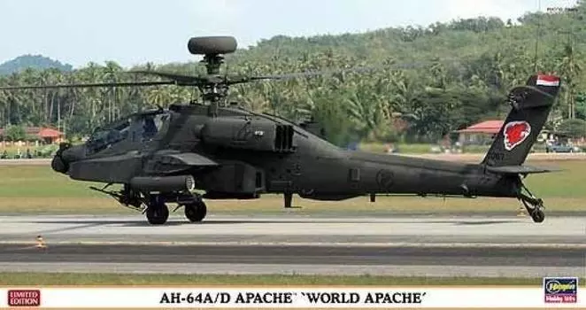 Серия самолетов Хасегава Apache 1/48 AH-64A/D World Apache