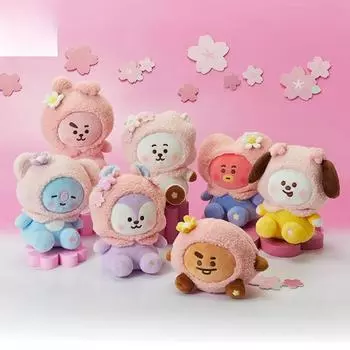 Серия Сидящая Кукла Цветущая Вишня Фигурка Милые Подарки на Хэллоуин Рождество