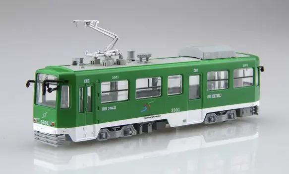 Серия Snow Miku Train Snow Miku Train 2025 версия 3300 тип для стандартного набора 1/150 № 14 1/150 (с цветом) 2-вагонный серый