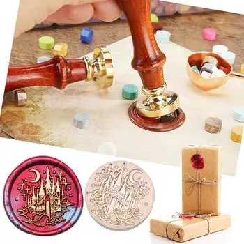 Серия «Средневековая церковь замка» с сургучной печатью, штамп для скрапбукинга, свадебных открыток, конвертов, подарочной упаковки