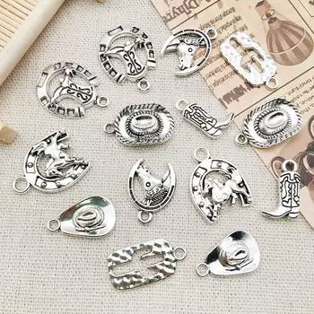 Серия «Вестерн Ковбой»: Ювелирные изделия из сплава Gun & Boots - Браслеты и ожерелья с подвесками