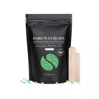 Серия восков для удаления волос Нежная, мягкая и гладкая кожа тела Нежная и мягкая One Size зелёный