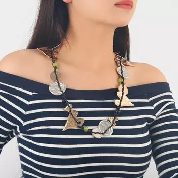 Серия Z 2024: Ретро-ожерелье с подвесками Love для женщин золотой