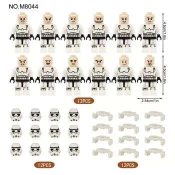 Серия Звездные войны Строительный блок Зигзаг Легион Солдат-клон Совместимый Детский Сборный Маленькие Игрушки